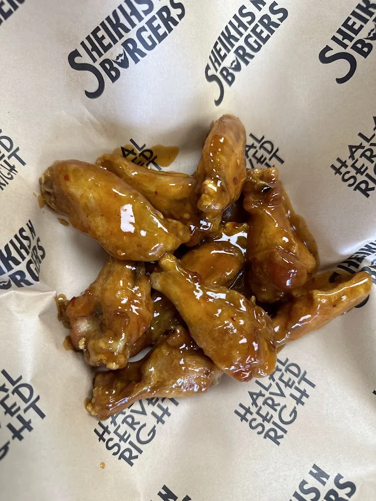 Mango Habanero Wings and Fries